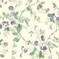 Cole and Son Archive Anthology Sweet Pea 100-6030 Green Purple